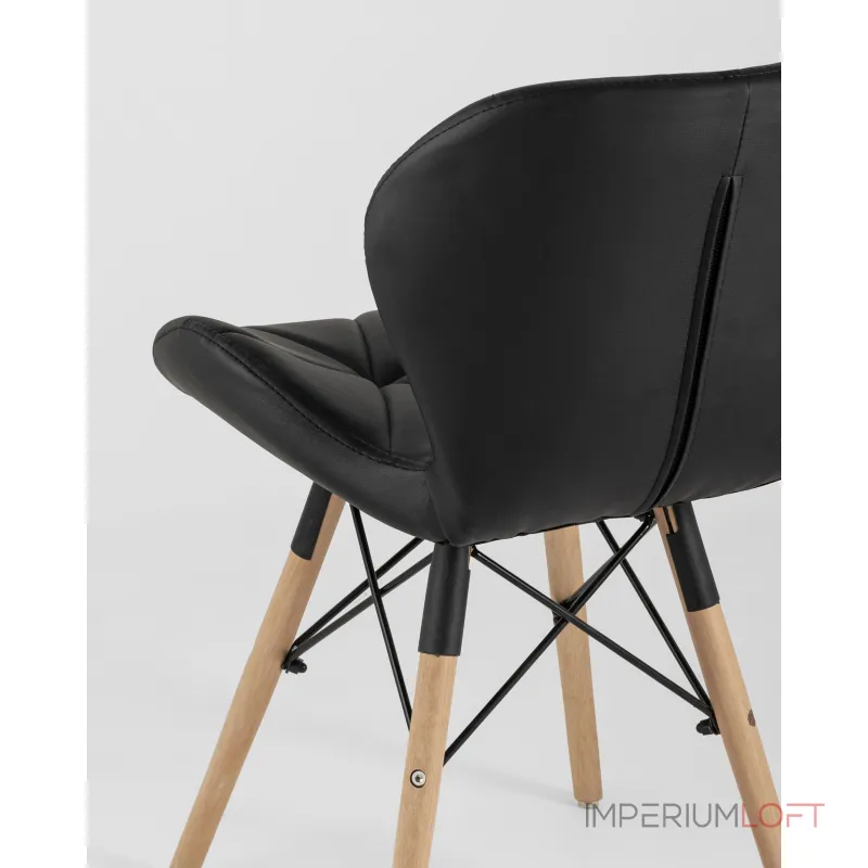 Стул Бон экокожа черный 4 шт. Stool Group УТ000035727 от ImperiumLoft Стул Бон экокожа черный 4 шт. Stool Group УТ000035727 от ImperiumLoft