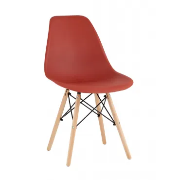 Стул Eames Style DSW терракотовый (разборный каркас) Stool Group УТ000039374