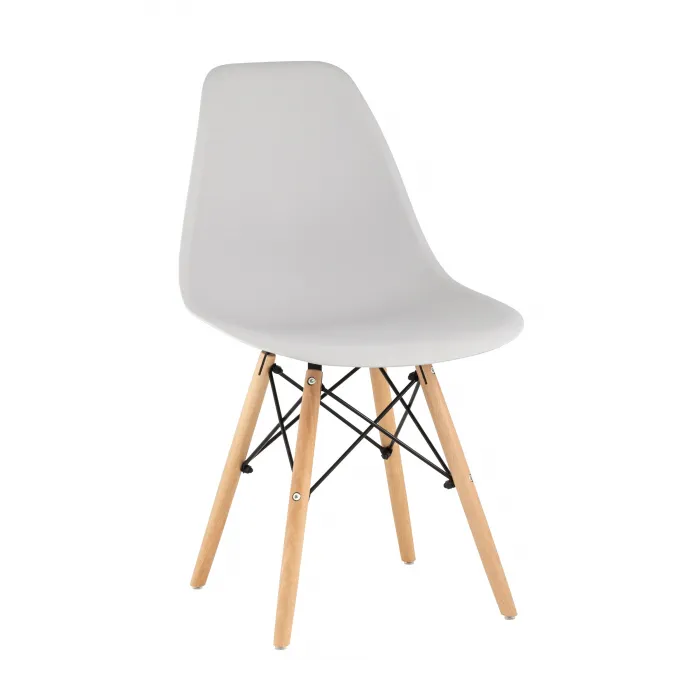 Стул Eames Style DSW светло-серый (разборный каркас) Stool Group УТ000037594 от ImperiumLoft