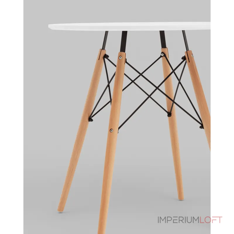 Стол круглый Eames DSW NEW D70 белый Stool Group УТ000038929 Стол круглый Eames DSW NEW D70 белый Stool Group УТ000038929