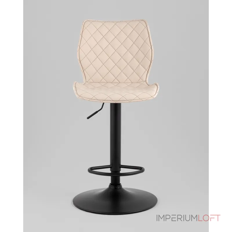 Стул барный Dome экокожа светло-серый Stool Group УТ000039362 Стул барный Dome экокожа светло-серый Stool Group УТ000039362