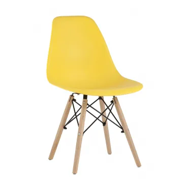 Стул Eames Style DSW желтый (разборный каркас) Stool Group УТ000037590