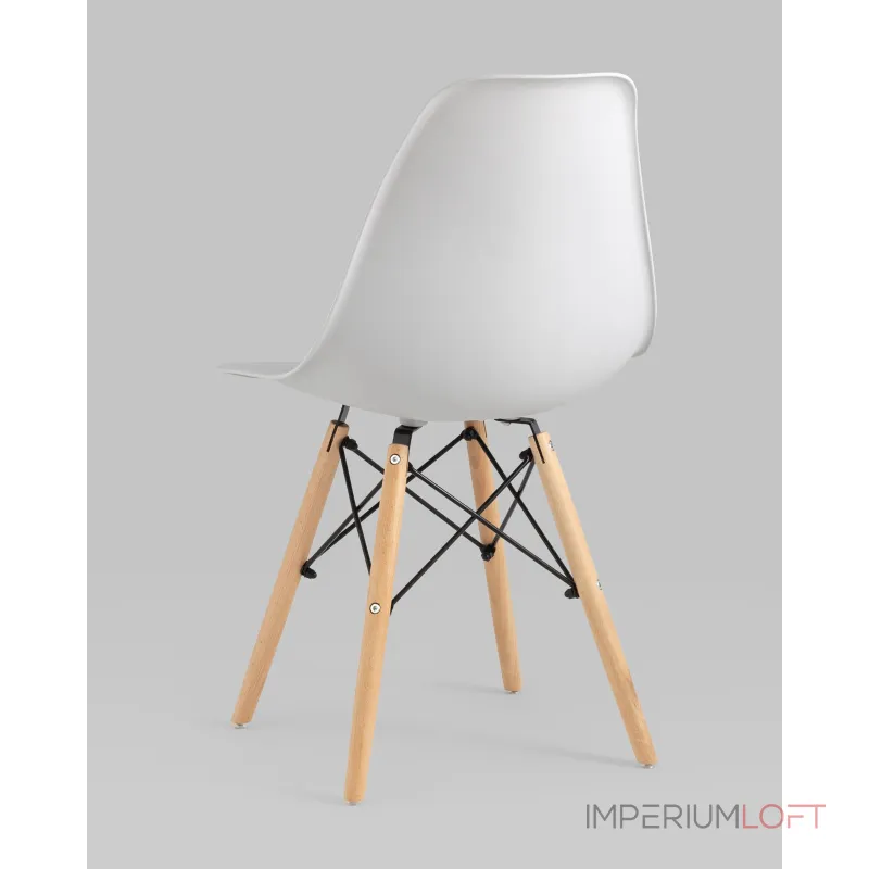 Стул Eames Style DSW светло-серый (разборный каркас) Stool Group УТ000037594
