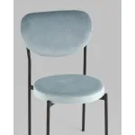 Стул обеденный Барбара велюр серо-голубой NC Stool Group УТ000039145