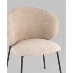 Стул Блейз букле капучино каркас серо-коричневый Stool Group УТ000039642