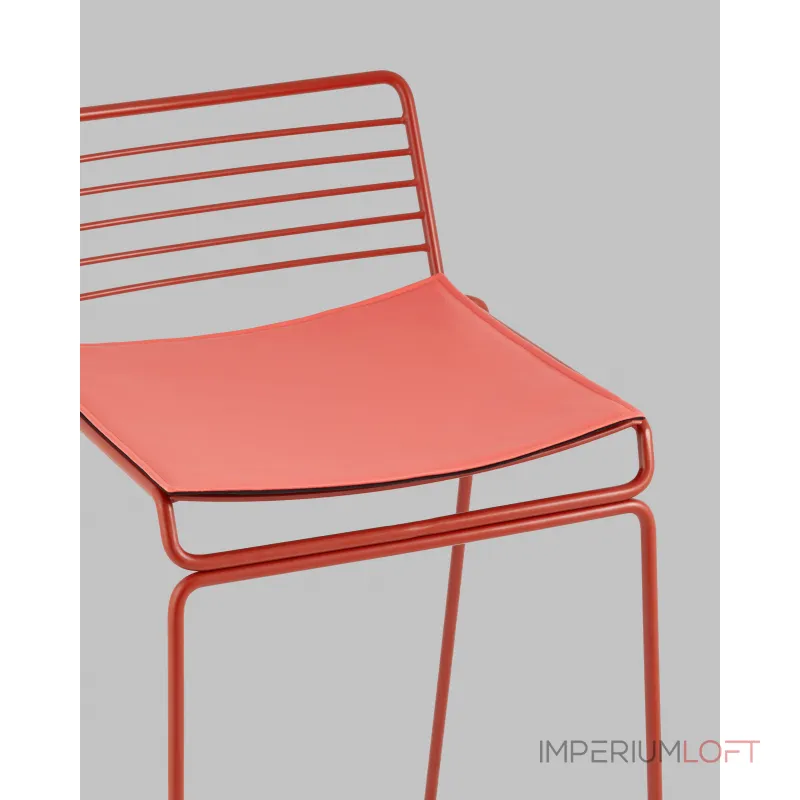 Стул полубарный Danny бордовый с подушкой Stool Group УТ000038990 Стул полубарный Danny бордовый с подушкой Stool Group УТ000038990