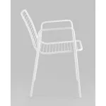 Стул с подлокотниками Дели металл белый Stool Group УТ000039264 от ImperiumLoft
