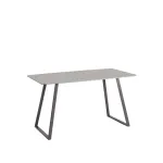 Стол обеденный Vermont 140*80 см  керамика темная ножки серые Stool Group УТ000040512