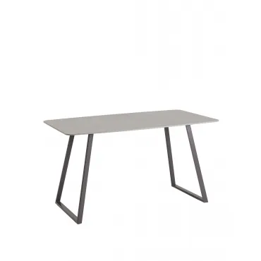 Стол обеденный Vermont 140*80 см  керамика темная ножки серые Stool Group УТ000040512