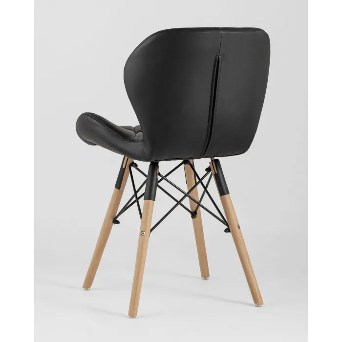 Стул Бон экокожа черный 4 шт. Stool Group УТ000035727 от ImperiumLoft
