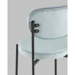 Стул обеденный Барбара велюр серо-голубой NC Stool Group УТ000039145