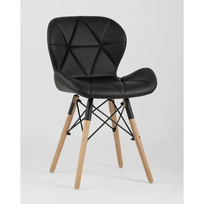 Стул Бон экокожа черный 4 шт. Stool Group УТ000035727 от ImperiumLoft