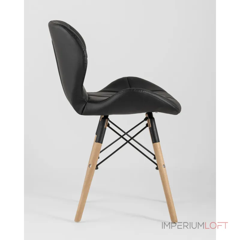 Стул Бон экокожа черный 4 шт. Stool Group УТ000035727 от ImperiumLoft Стул Бон экокожа черный 4 шт. Stool Group УТ000035727 от ImperiumLoft