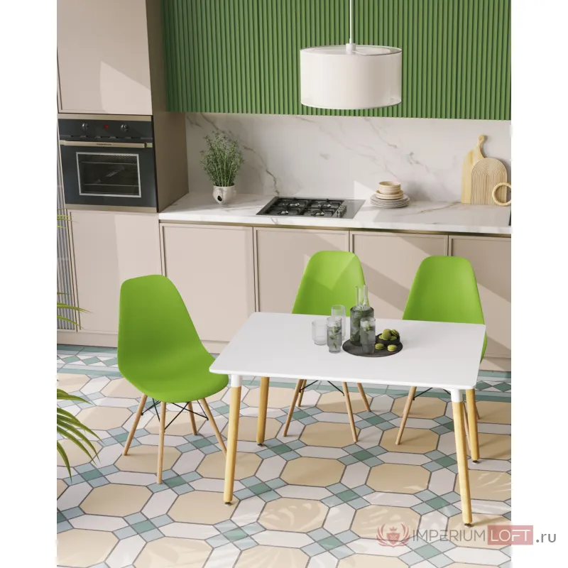 Стол обеденный OSLO NEW 120*80 белый Stool Group УТ000038925 от ImperiumLoft