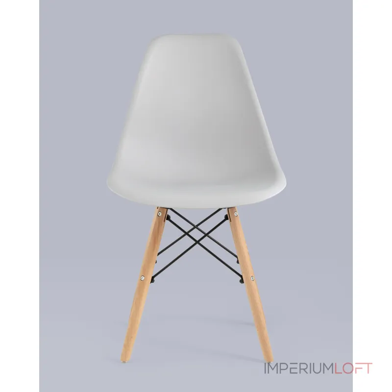 Стул Eames Style DSW светло-серый (разборный каркас) Stool Group УТ000037594