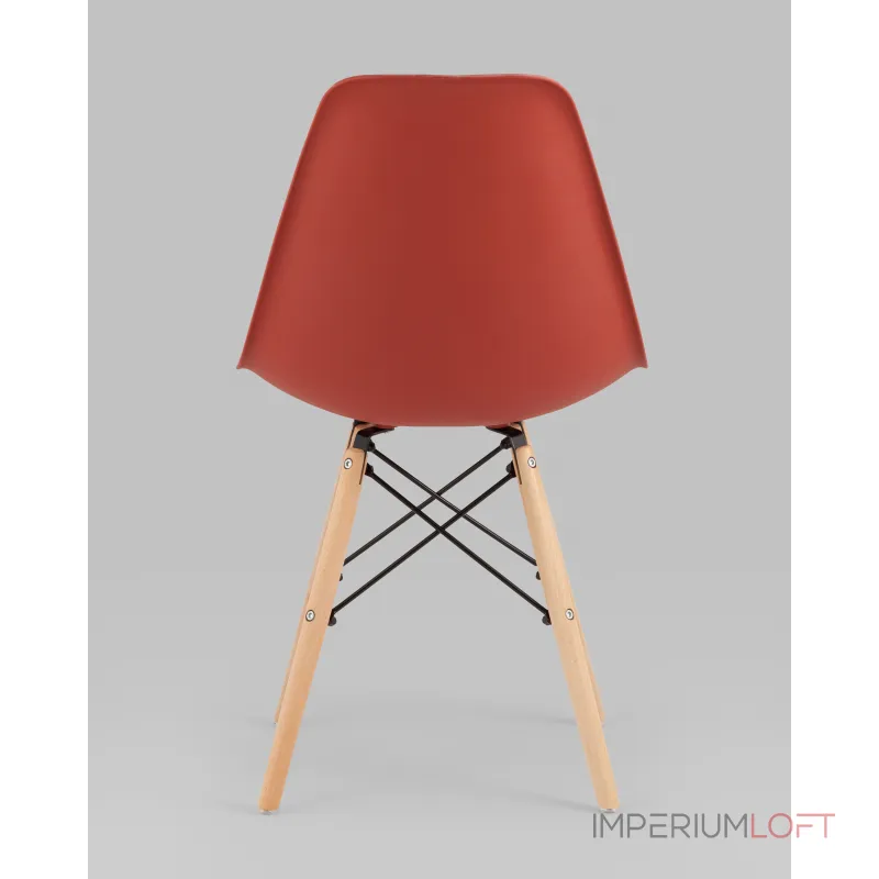 Стул Eames Style DSW терракотовый (разборный каркас) Stool Group УТ000039374