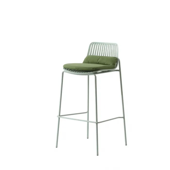 Стул барный Louran с подушкой зелёный Stool Group УТ000040191 от ImperiumLoft
