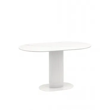 Стол обеденный Mystery 130х80 см белый керамика Stool Group УТ000040809
