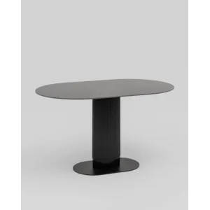 Стол обеденный Mystery 130х80 см чёрный керамика Stool Group УТ000040810