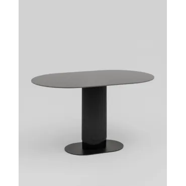 Стол обеденный Mystery 130х80 см чёрный керамика Stool Group УТ000040810