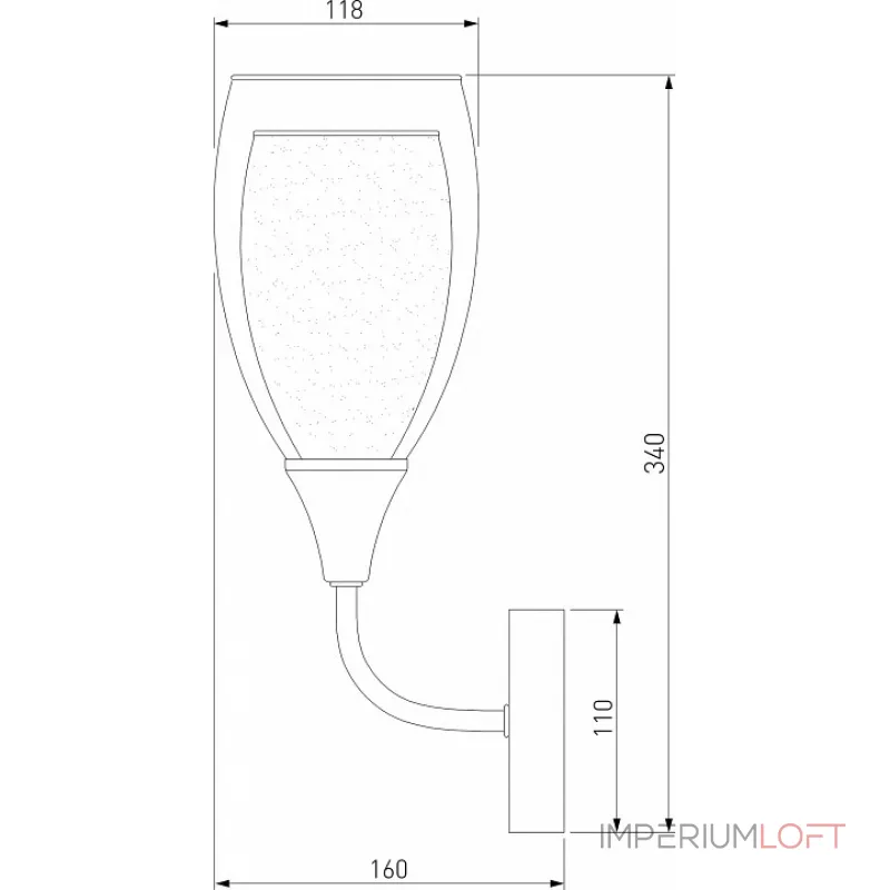 Бра Eurosvet Cosmic 50285/1 золото от ImperiumLoft Бра Eurosvet Cosmic 50285/1 золото от ImperiumLoft
