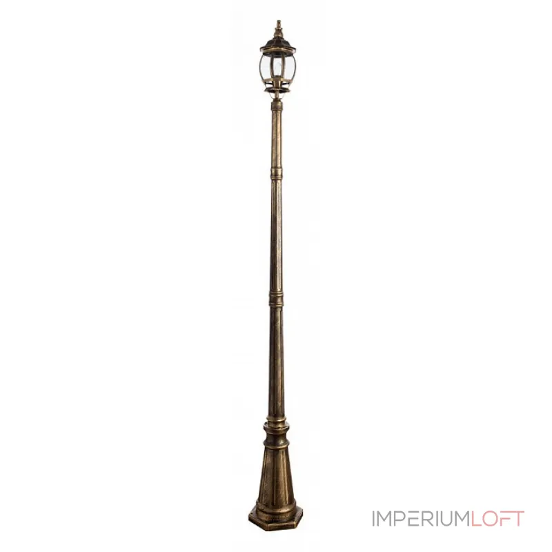 Фонарный столб Arte Lamp Atlanta A1047PA-1BN Цвет арматуры бронза Цвет плафонов прозрачный Фонарный столб Arte Lamp Atlanta A1047PA-1BN Цвет арматуры бронза Цвет плафонов прозрачный