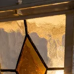 Наземный низкий светильник Arte Lamp Berlin A1014FN-1WG Цвет арматуры золото Цвет плафонов желтый