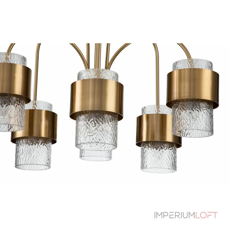 Подвесная люстра Indigo Eleganza 12019/A/6P Brass Подвесная люстра Indigo Eleganza 12019/A/6P Brass