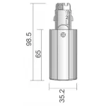 Заглушка для трека боковая Deko-Light D Line 710010