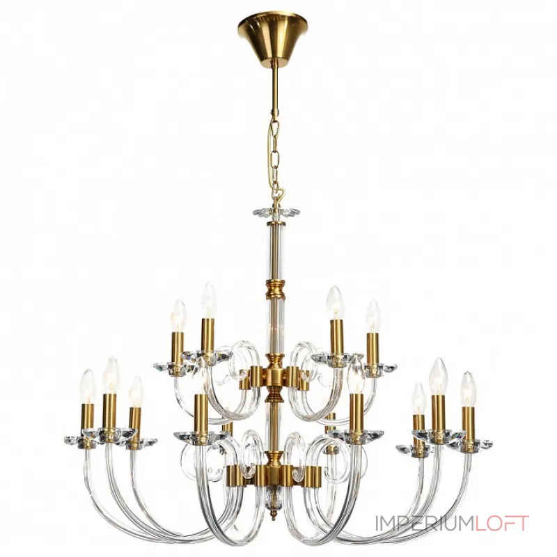 Подвесная люстра Stilfort Glass 1050/03/15P Цвет арматуры золото Подвесная люстра Stilfort Glass 1050/03/15P Цвет арматуры золото