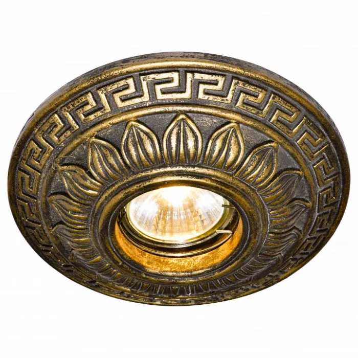 Встраиваемый светильник Arte Lamp Antic A5072PL-1BG Цвет арматуры медь Цвет плафонов прозрачный от ImperiumLoft
