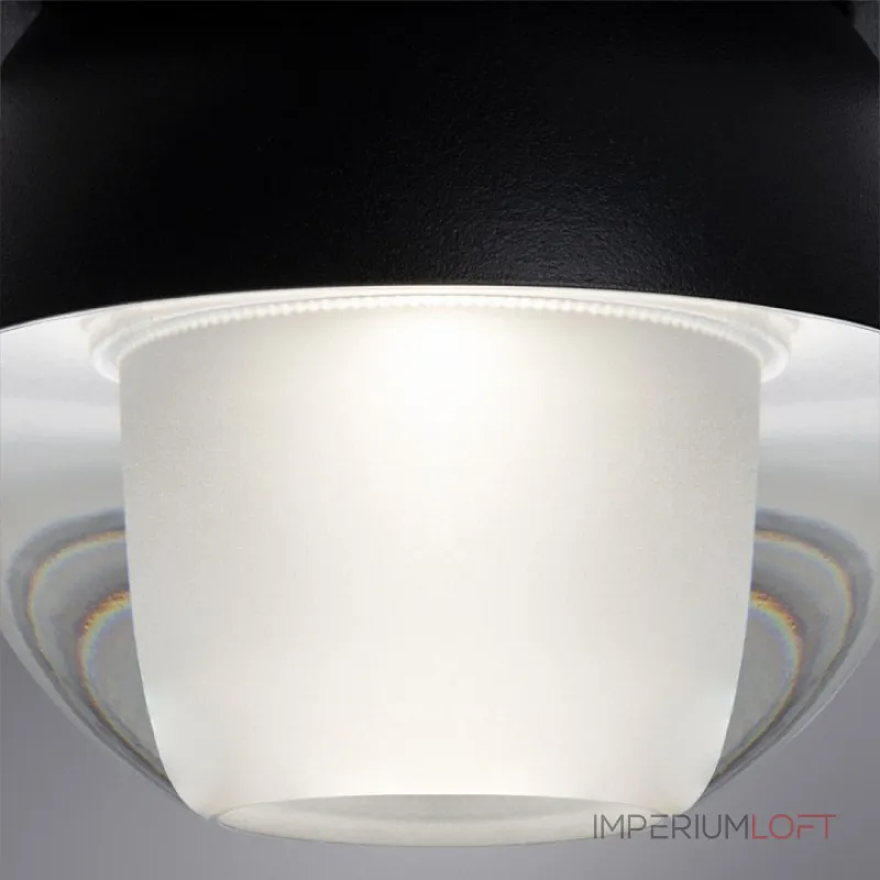 Встраиваемый светильник Arte Lamp Deneb A7249PL-1BK Цвет арматуры Черный Цвет плафонов Серый Встраиваемый светильник Arte Lamp Deneb A7249PL-1BK Цвет арматуры Черный Цвет плафонов Серый