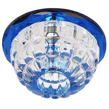 Встраиваемый светильник Horoz Electric HRZ00000613 Цвет арматуры голубой Цвет плафонов прозрачный