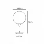 Настольная лампа декоративная Artemide 1048010A от ImperiumLoft