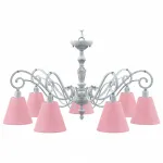 Подвесная люстра Maytoni Classic 8 E3-07-G-LMP-O-24 Цвет арматуры белый Цвет плафонов красный от ImperiumLoft
