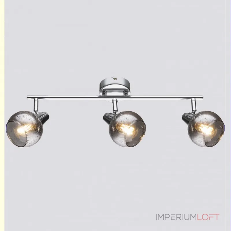 Спот Rivoli Gocce W3 CR Б0038123 Цвет арматуры хром Цвет плафонов серый