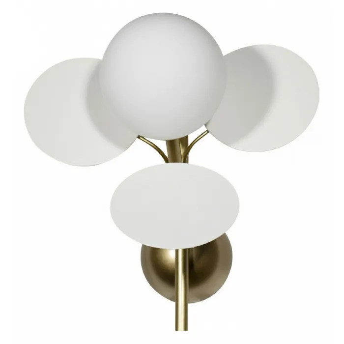 Бра Loft it Matisse 10008/1W white Цвет арматуры золото Цвет плафонов белый от ImperiumLoft