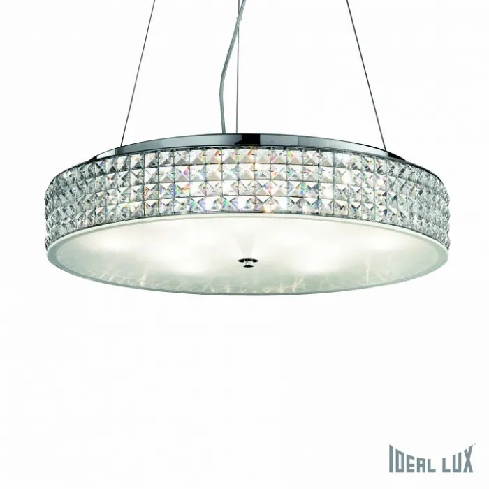 Подвесной светильник Ideal Lux Roma ROMA SP12 Цвет арматуры хром Цвет плафонов прозрачный от ImperiumLoft