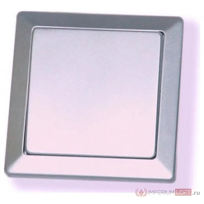 Выключатель одноклавишный без рамки Imex 1121L 1121L-S320 Цвет арматуры серебро от ImperiumLoft
