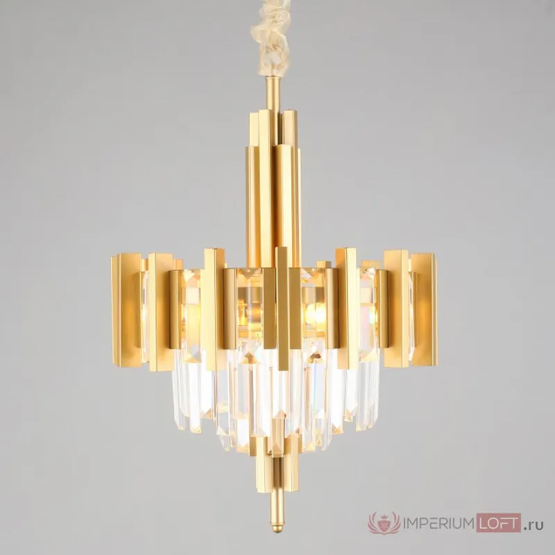 Подвесной светильник Omnilux Gaeta OML-69703-06 Цвет арматуры золото Цвет плафонов золото от ImperiumLoft