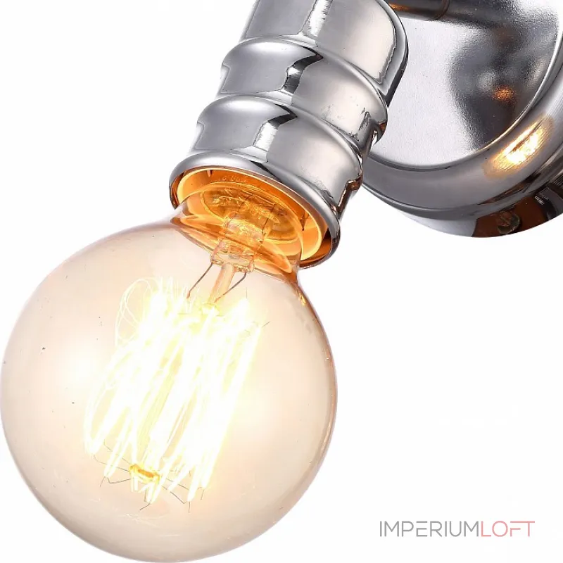 Бра Arte Lamp Fuoco A9265AP-1CC Цвет арматуры хром Цвет плафонов белый