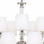 Подвесная люстра Maytoni Riverside MOD018PL-15CH Цвет арматуры хром Цвет плафонов белый от ImperiumLoft