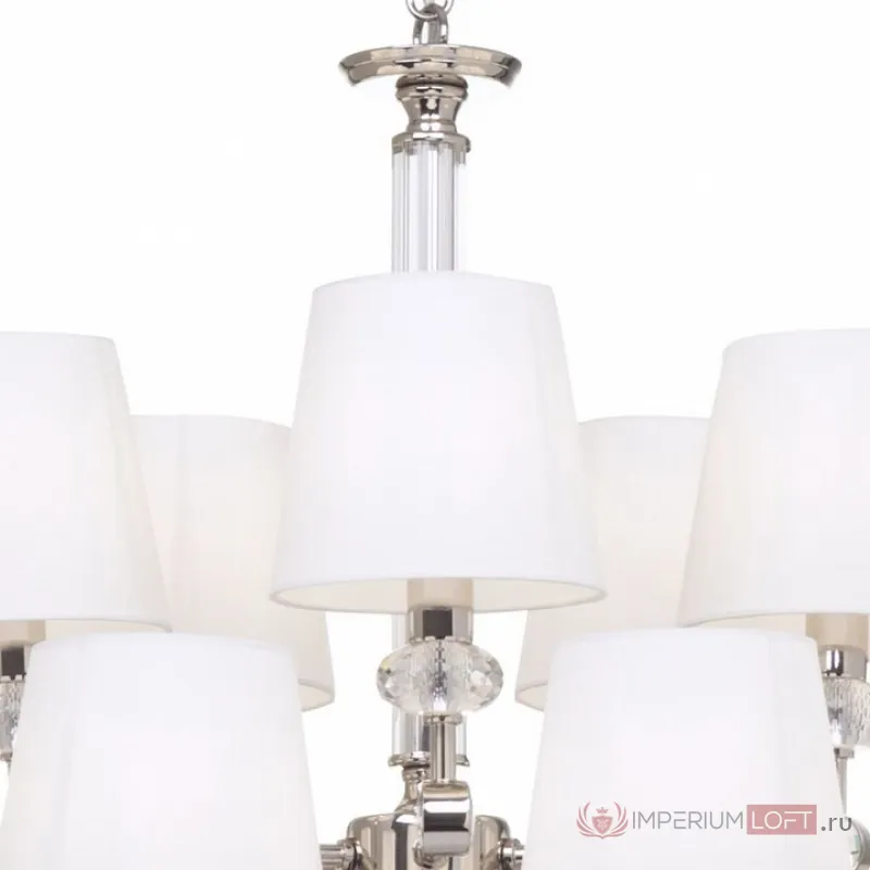 Подвесная люстра Maytoni Riverside MOD018PL-15CH Цвет арматуры хром Цвет плафонов белый от ImperiumLoft