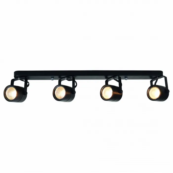 Бра Arte Lamp Lente A1310PL-4BK Цвет арматуры черный Цвет плафонов черный от ImperiumLoft