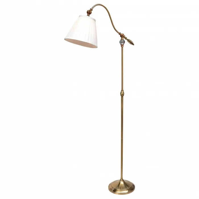 Торшер Arte Lamp Seville A1509PN-1PB Цвет арматуры медь Цвет плафонов белый от ImperiumLoft