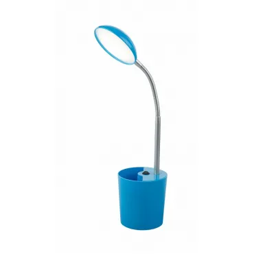 Настольная лампа офисная Globo Cosmo 58201B Цвет арматуры синий Цвет плафонов синий