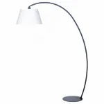 Торшер TopDecor Swan Swan F2 12 01g Цвет арматуры черный Цвет плафонов белый