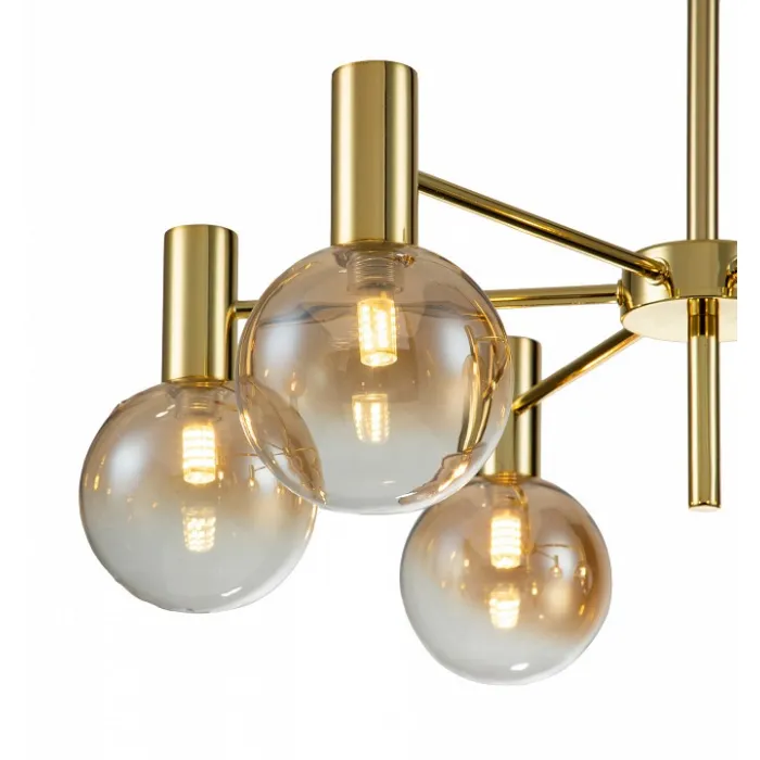Люстра на штанге Indigo Collana 13015/6R Gold от ImperiumLoft