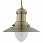 Подвесной светильник Arte Lamp Fisherman A5530SP-1AB Цвет арматуры бронза Цвет плафонов прозрачный от ImperiumLoft
