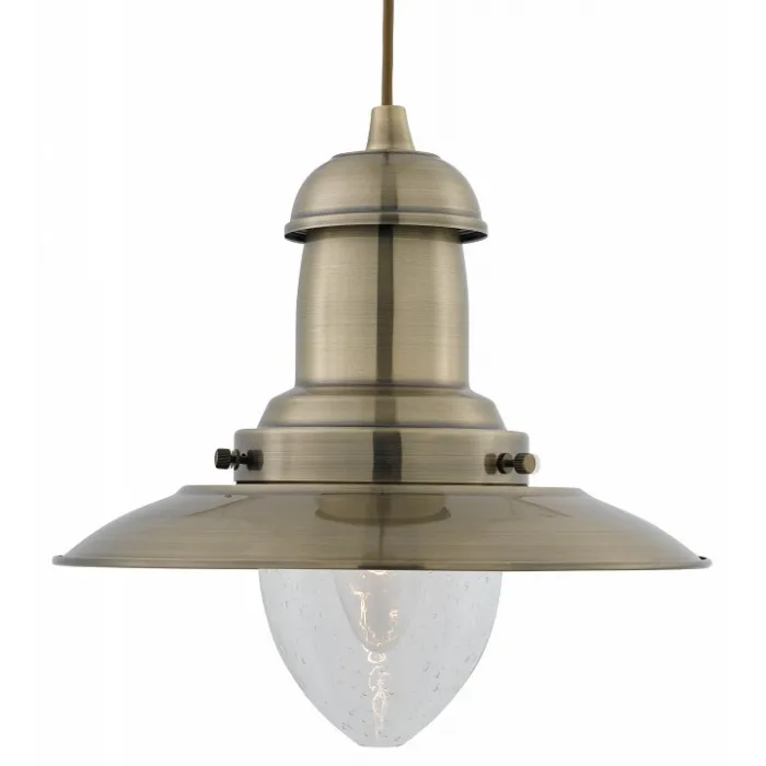 Подвесной светильник Arte Lamp Fisherman A5530SP-1AB Цвет арматуры бронза Цвет плафонов прозрачный от ImperiumLoft